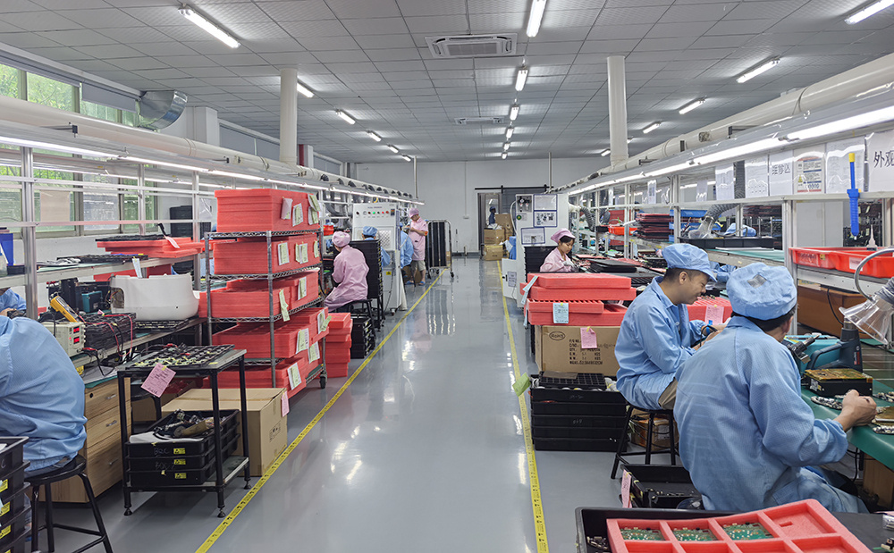 smt貼片加工點數和產能廠家生產圖